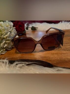 House of Harlow 1960 Brown Gradient Oversized Women's Sunglasses